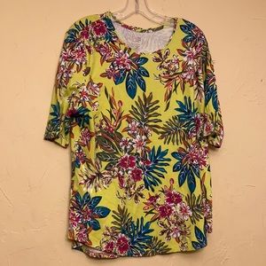 Floral Time and Tru Shirt